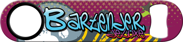 Bartender Deluxe Standard Custom Bottle Opener Front