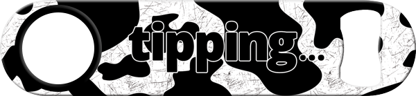 Cow Tipping Custom Bottle Opener Front