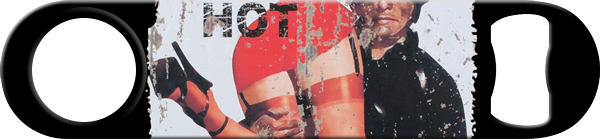 Fireman Find Hot Leave Wet Custom Bottle Opener Back