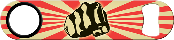 Fist Of Fury Custom Bottle Opener Front