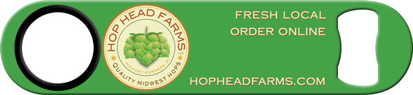 Hop Head Farms Standard Custom Bottle Opener Front