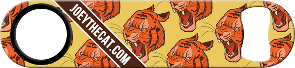 Joey The Cat Standard Custom Bottle Opener Back
