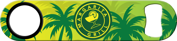 Margarita Grill Standard Custom Bottle Opener Front