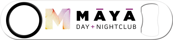 Maya Day Nightclub Standard Custom Bottle Opener Front