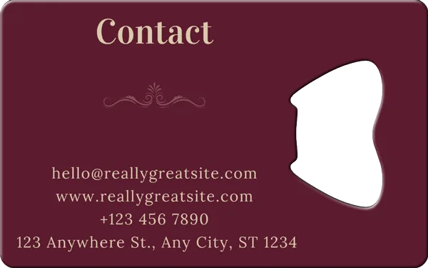 Bartender Contact Business Card Bottle Opener Back