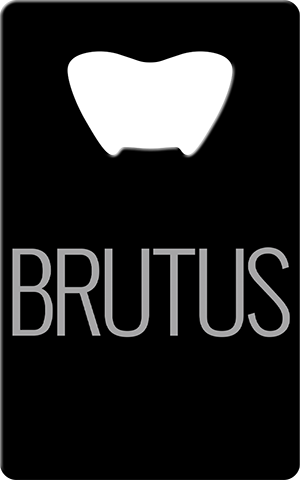 Brutus Card Bottle Opener Back