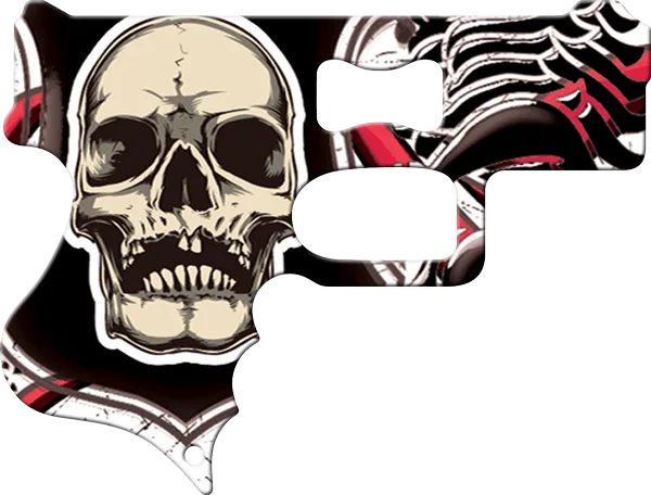 Royal Skulls Gun Bottle Opener Front
