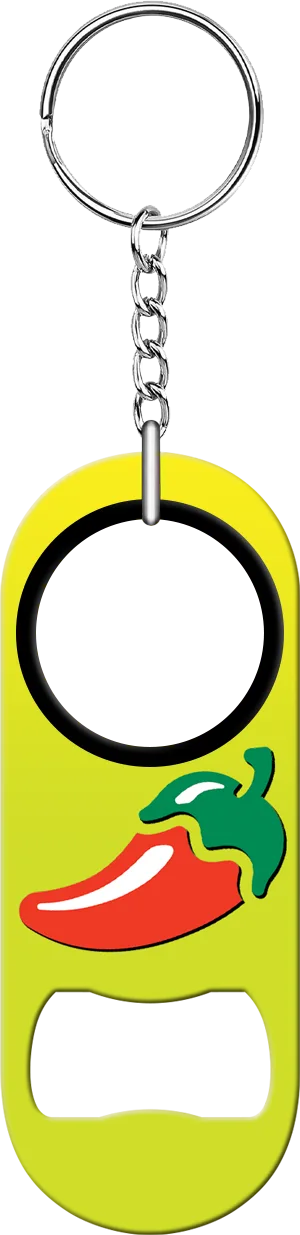 Chilis Restaurant Mini Bottle Opener Front
