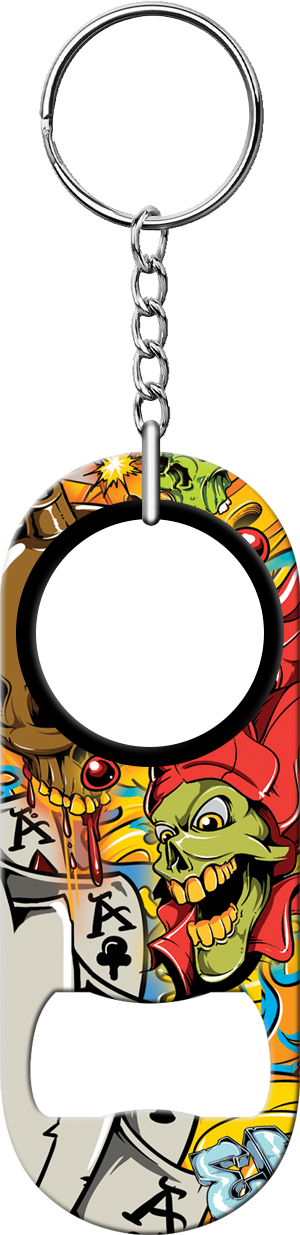 Getting Lucky Bartender Mini Bottle Opener Front