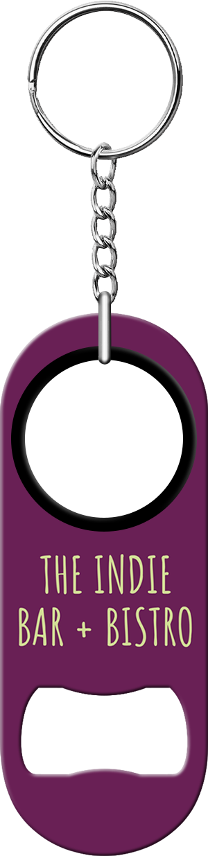 Indie Bar Bistro Mini Bottle Opener Front
