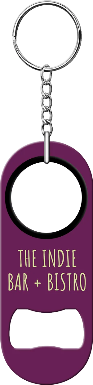 Indie Bar Bistro Mini Bottle Opener Front