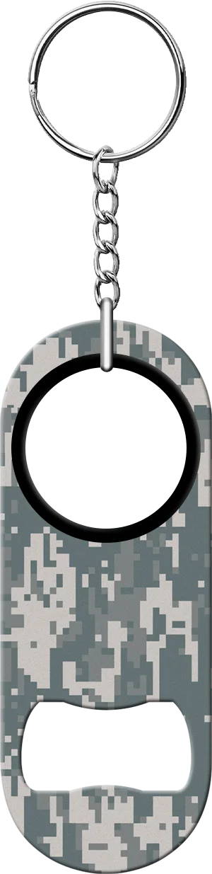 Military Army Bartender Mini Bottle Opener Back