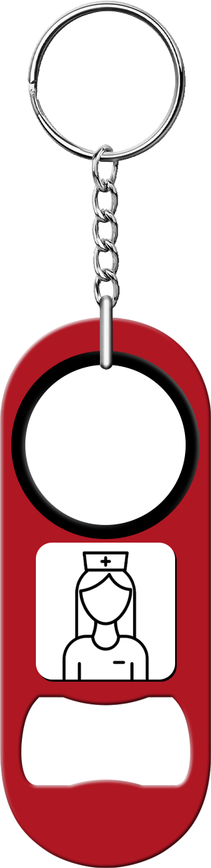 Nurse Cant Treat Stupid Sedate It Bartender Mini Bottle Opener Front