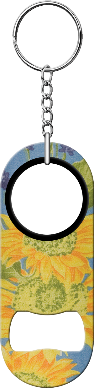 Sunflowers Bartender Mini Bottle Opener Front