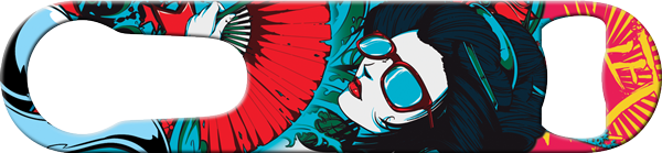 Geisha Pour Spout Remover Custom Bottle Opener Front
