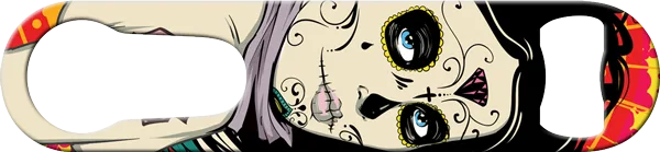Ladies Of The Dead Pour Spout Remover Custom Bottle Opener Front
