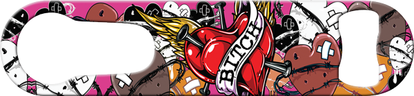 Tattoo Bitch Pour Spout Remover Custom Bottle Opener Back