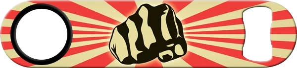 Fist Of Fury Custom Bottle Opener Front