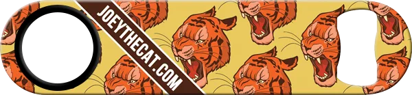 Joey The Cat Standard Custom Bottle Opener Back