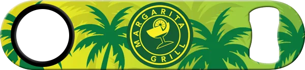 Margarita Grill Standard Custom Bottle Opener Front