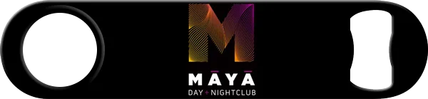 Maya Day Nightclub Standard Custom Bottle Opener Back