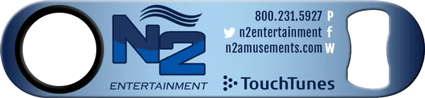 N2 Entertainment Standard Custom Bottle Opener Back
