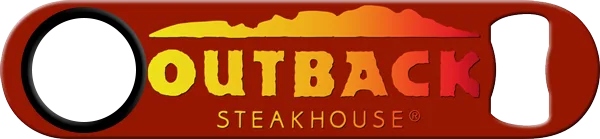 Outback Steakhouse Standard Custom Bottle Opener Back