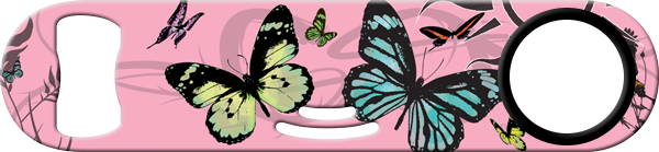 Butterfly Kisses Strainer Bottle Opener Back