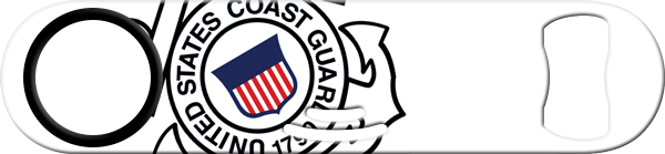 Coast Guard Strainer Bottle Opener Front