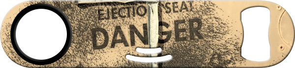 Danger Bartender Strainer Bottle Opener Front