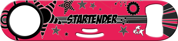 Startender Bartender Strainer Bottle Opener Front
