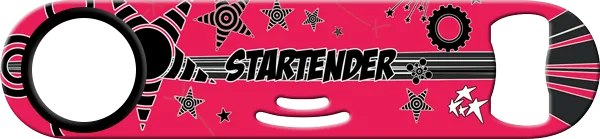 Startender Bartender Strainer Bottle Opener Front