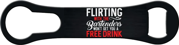 Flirting With Bartender Vrod Bottle Opener Front