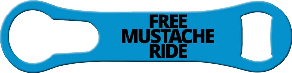 Free Mustache Ride Vrod Bottle Opener Back