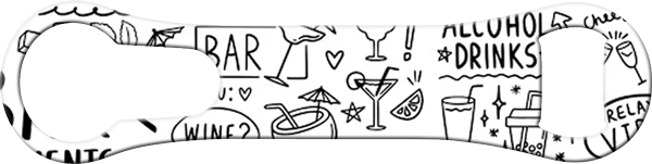 Fun Cocktail Bartender Vrod Bottle Opener Back