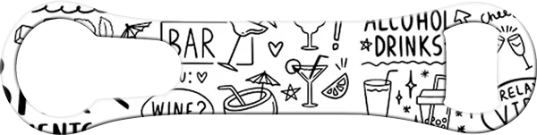 Fun Cocktail Bartender Vrod Bottle Opener Back