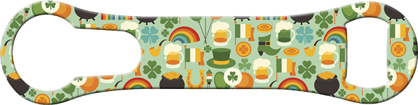 Saint Paddys Day Bartender Vrod Bottle Opener Front