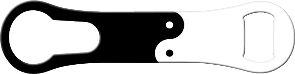 Yin Yang Bartender Vrod Bottle Opener Back