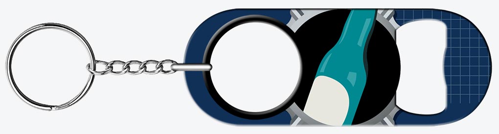 Keychain attachment for bottle openers