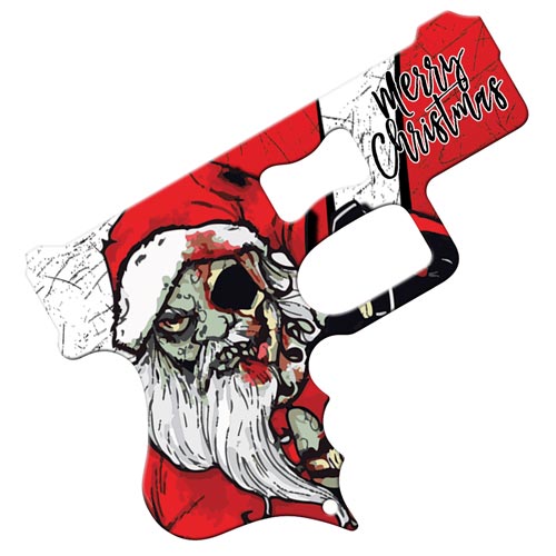 Holiday gun bottle openers