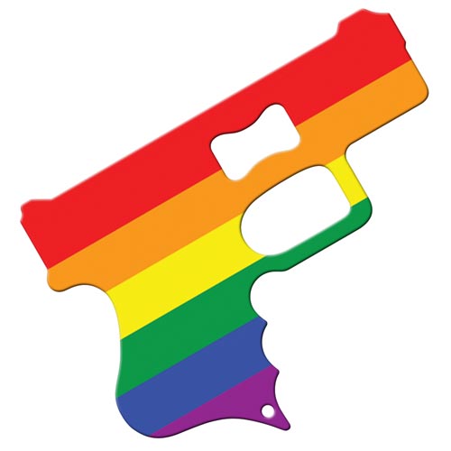 LGBTQ plus gun bottle openers