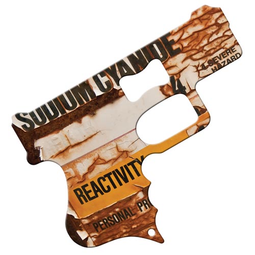 Patterns and backgrounds gun bottle openers