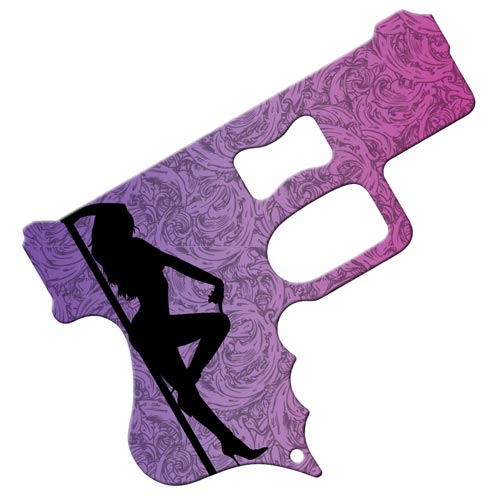Sexy designs gun bottle openers