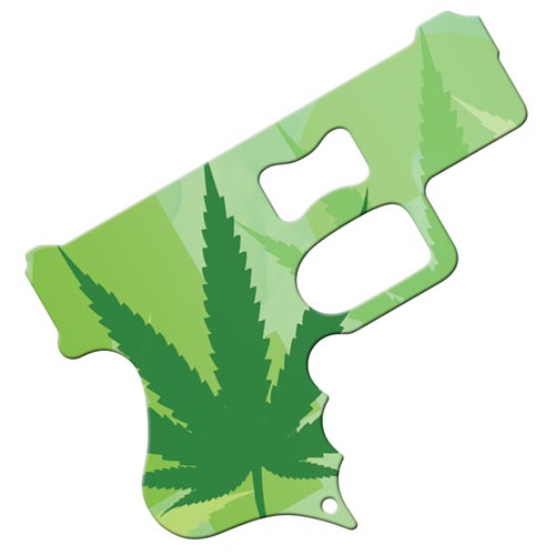 Weed fun gun bottle openers