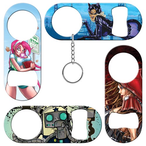 Artist series mini bottle openers