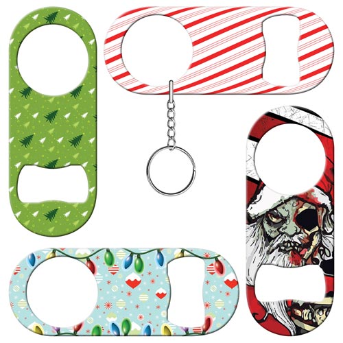 Holiday mini bottle openers