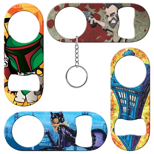 Movies and TV shows mini bottle openers
