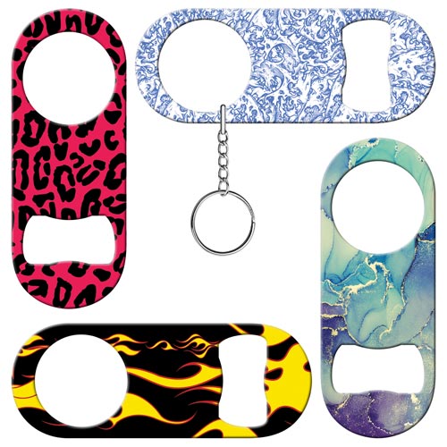 Patterns and backgrounds mini bottle openers