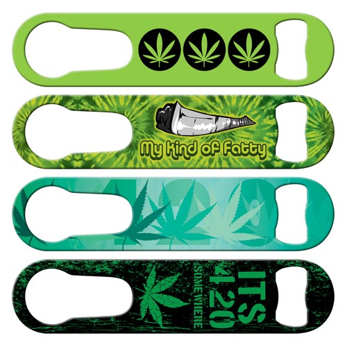 Weed fun pour spout remover bottle openers