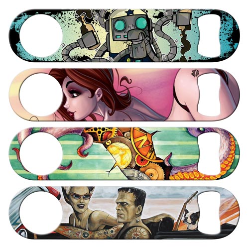 Artist series standard bottle openers